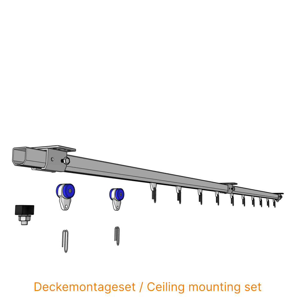 HOFA Vorhangschienen-Set Schwer – Bild 2