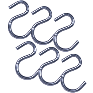 HOFA S-shaped Hook Bundle for Curtain Rail 6 pcs.